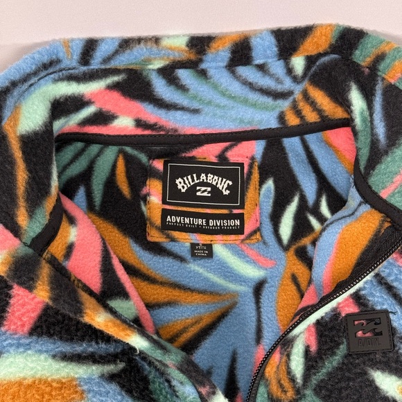 NWT New Billabong Women's A/Div Boundary Mock 3 Half-Zip Pullover Sweatshirt S 8 - Picture 7 of 8